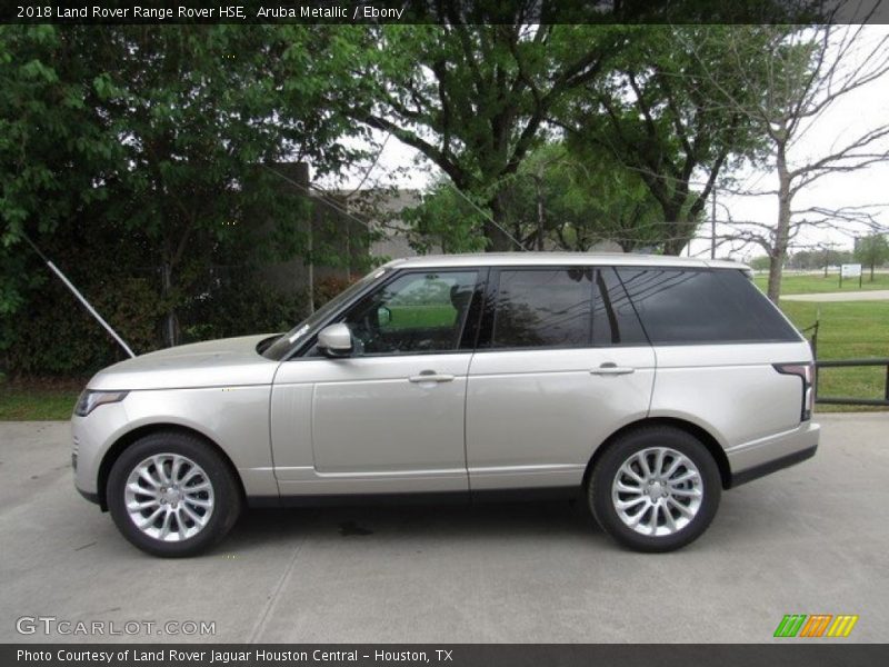 Aruba Metallic / Ebony 2018 Land Rover Range Rover HSE