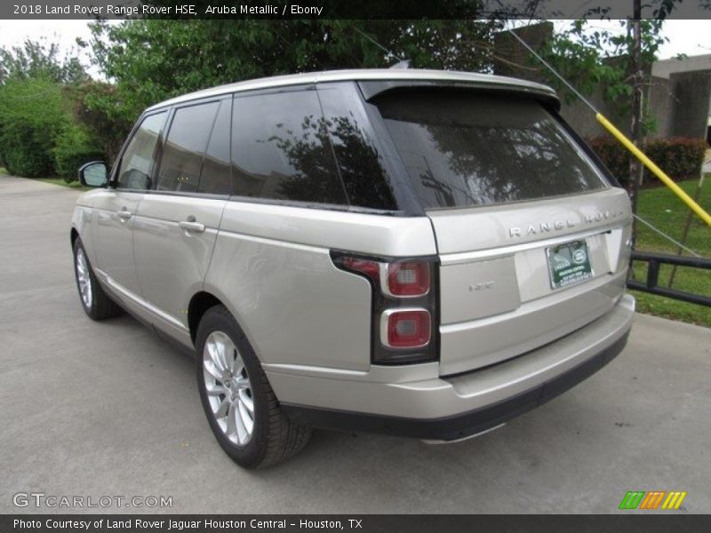 Aruba Metallic / Ebony 2018 Land Rover Range Rover HSE