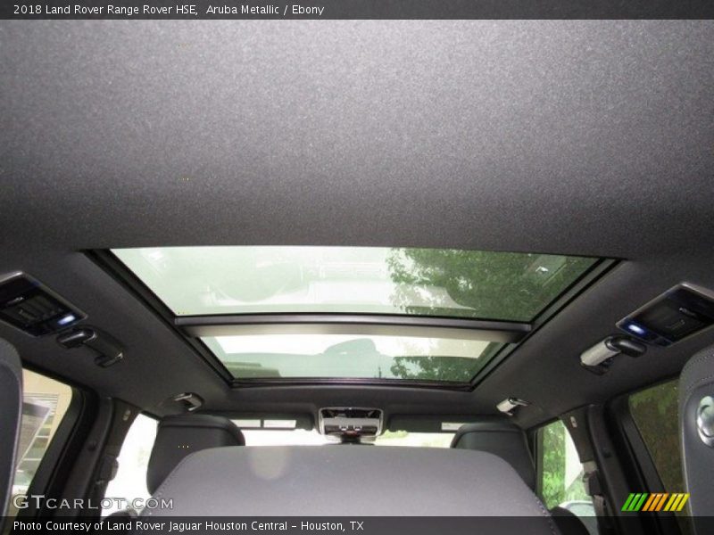 Aruba Metallic / Ebony 2018 Land Rover Range Rover HSE