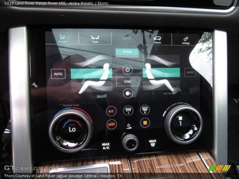 Aruba Metallic / Ebony 2018 Land Rover Range Rover HSE