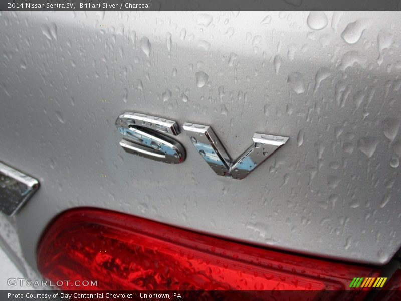 Brilliant Silver / Charcoal 2014 Nissan Sentra SV