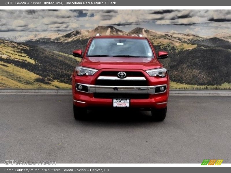 Barcelona Red Metallic / Black 2018 Toyota 4Runner Limited 4x4
