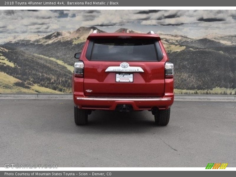 Barcelona Red Metallic / Black 2018 Toyota 4Runner Limited 4x4