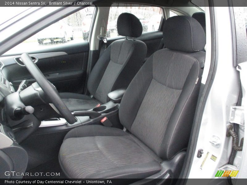 Brilliant Silver / Charcoal 2014 Nissan Sentra SV