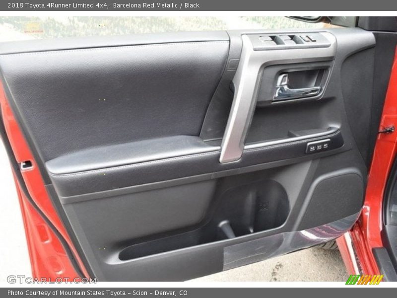 Barcelona Red Metallic / Black 2018 Toyota 4Runner Limited 4x4