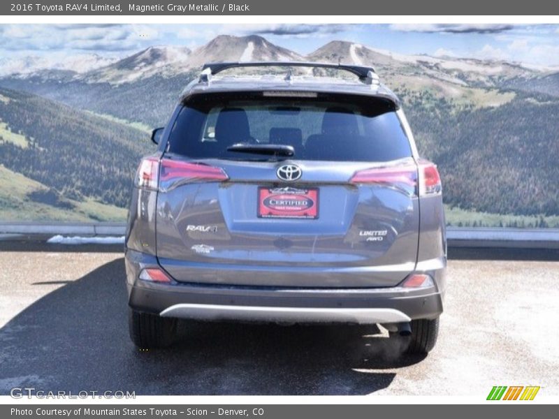 Magnetic Gray Metallic / Black 2016 Toyota RAV4 Limited