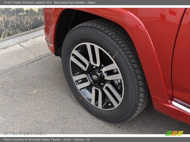 Barcelona Red Metallic / Black 2018 Toyota 4Runner Limited 4x4