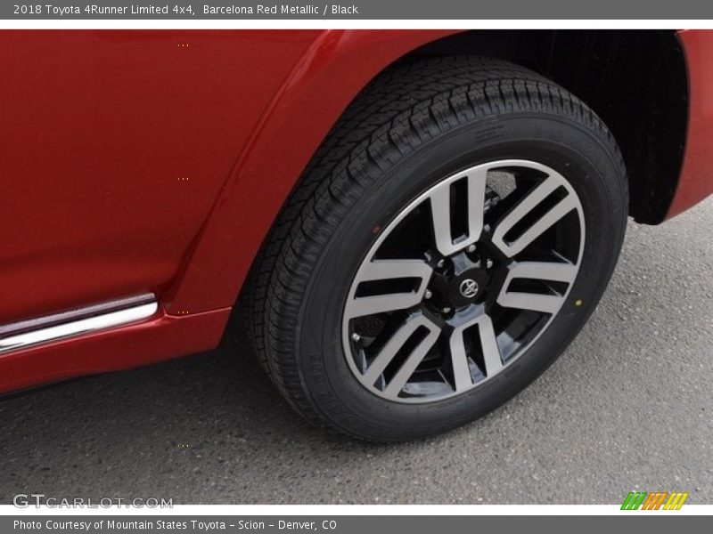 Barcelona Red Metallic / Black 2018 Toyota 4Runner Limited 4x4