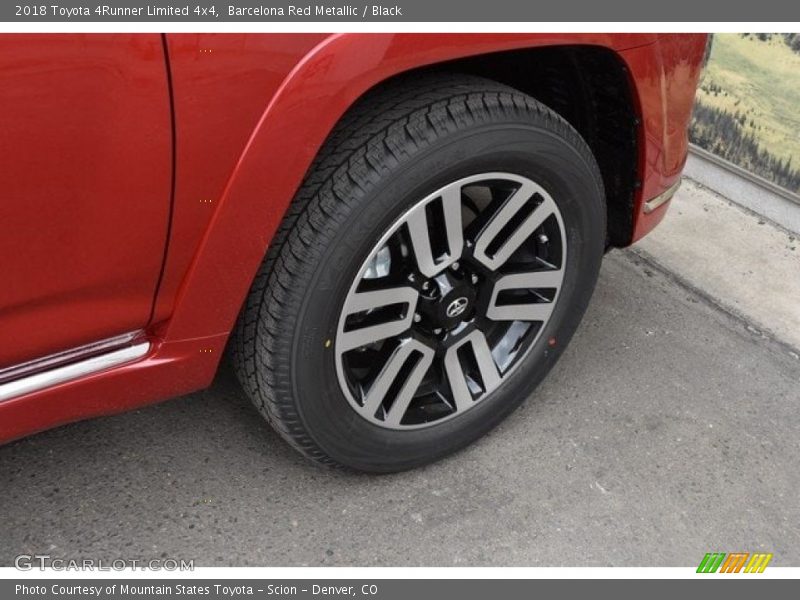 Barcelona Red Metallic / Black 2018 Toyota 4Runner Limited 4x4