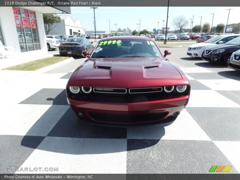 Octane Red Pearl / Black 2018 Dodge Challenger R/T