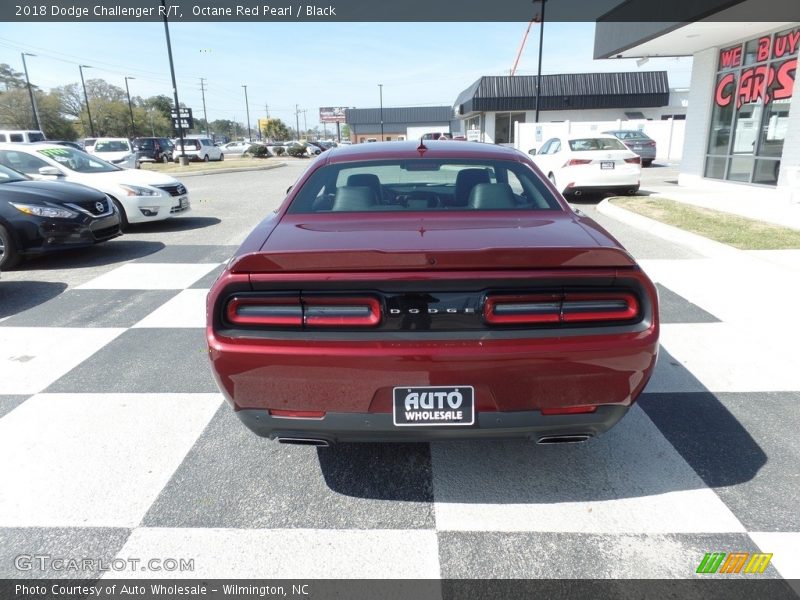 Octane Red Pearl / Black 2018 Dodge Challenger R/T