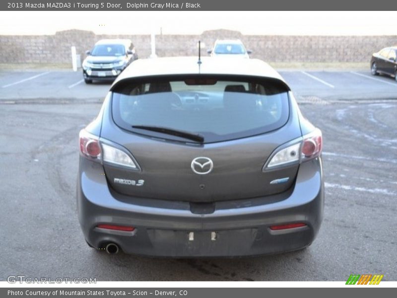 Dolphin Gray Mica / Black 2013 Mazda MAZDA3 i Touring 5 Door
