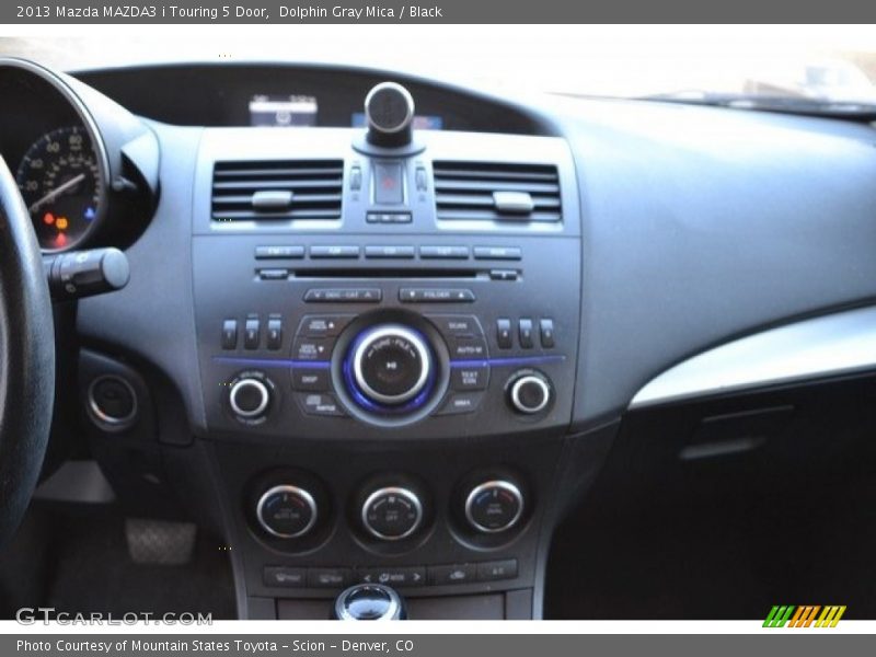 Dolphin Gray Mica / Black 2013 Mazda MAZDA3 i Touring 5 Door