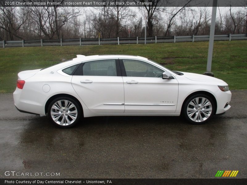 Iridescent Pearl Tricoat / Jet Black/Dark Titanium 2018 Chevrolet Impala Premier