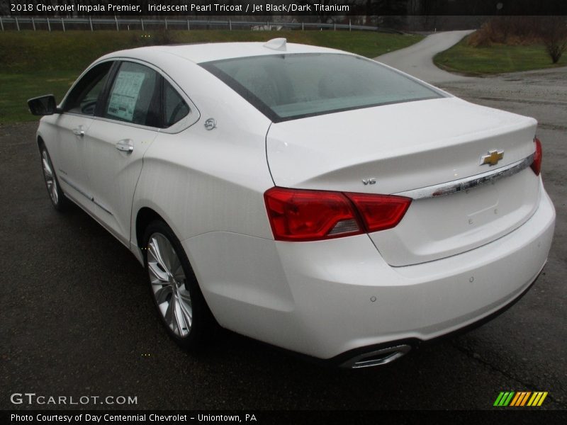 Iridescent Pearl Tricoat / Jet Black/Dark Titanium 2018 Chevrolet Impala Premier