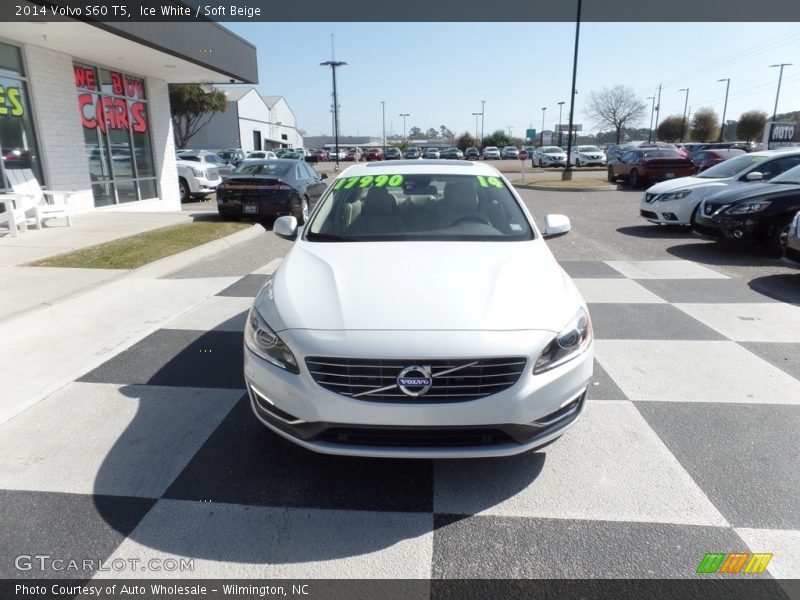 Ice White / Soft Beige 2014 Volvo S60 T5