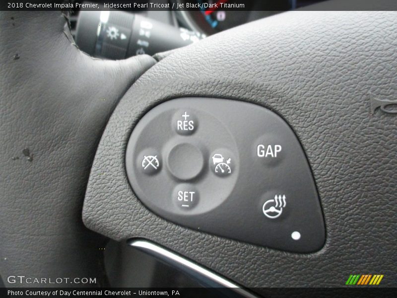 Iridescent Pearl Tricoat / Jet Black/Dark Titanium 2018 Chevrolet Impala Premier