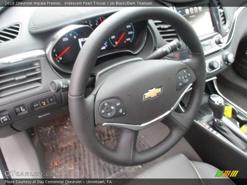 Iridescent Pearl Tricoat / Jet Black/Dark Titanium 2018 Chevrolet Impala Premier