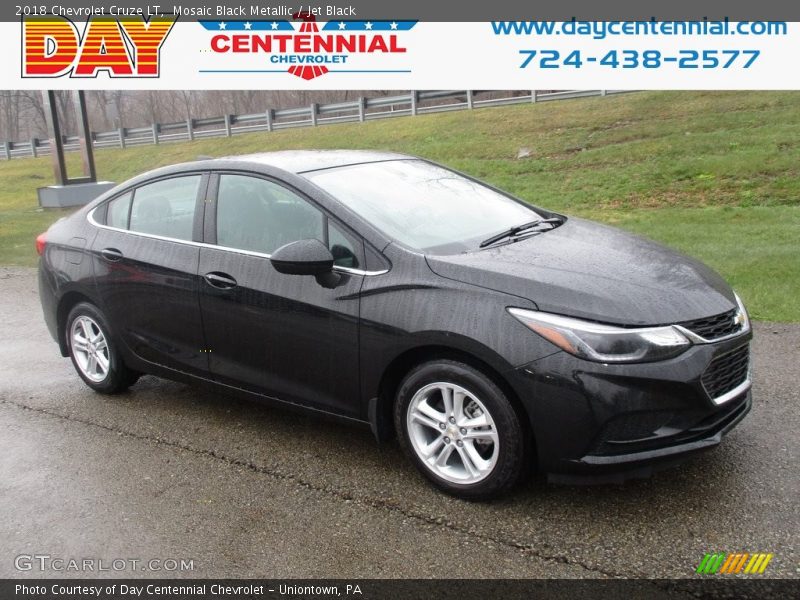 Mosaic Black Metallic / Jet Black 2018 Chevrolet Cruze LT