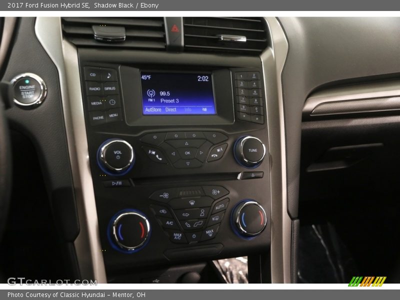 Shadow Black / Ebony 2017 Ford Fusion Hybrid SE