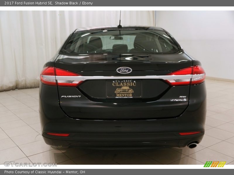 Shadow Black / Ebony 2017 Ford Fusion Hybrid SE