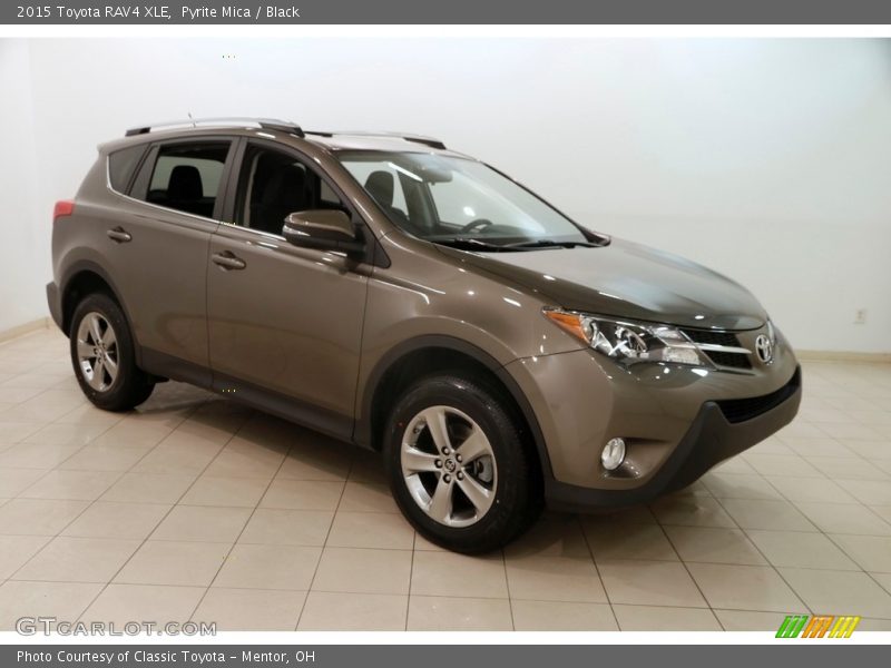 Pyrite Mica / Black 2015 Toyota RAV4 XLE