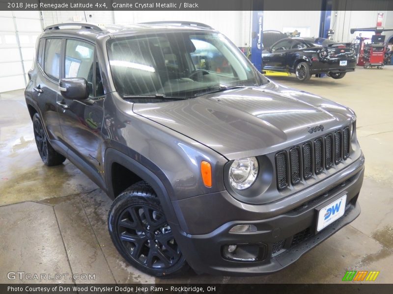 Granite Crystal Metallic / Black 2018 Jeep Renegade Latitude 4x4