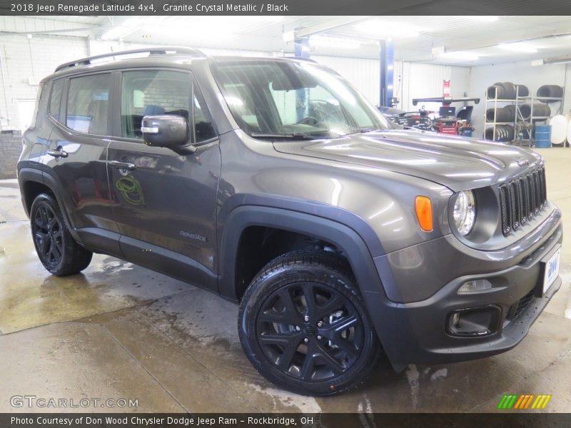 Granite Crystal Metallic / Black 2018 Jeep Renegade Latitude 4x4