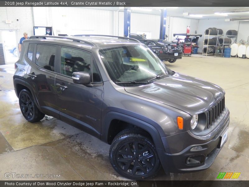 Granite Crystal Metallic / Black 2018 Jeep Renegade Latitude 4x4