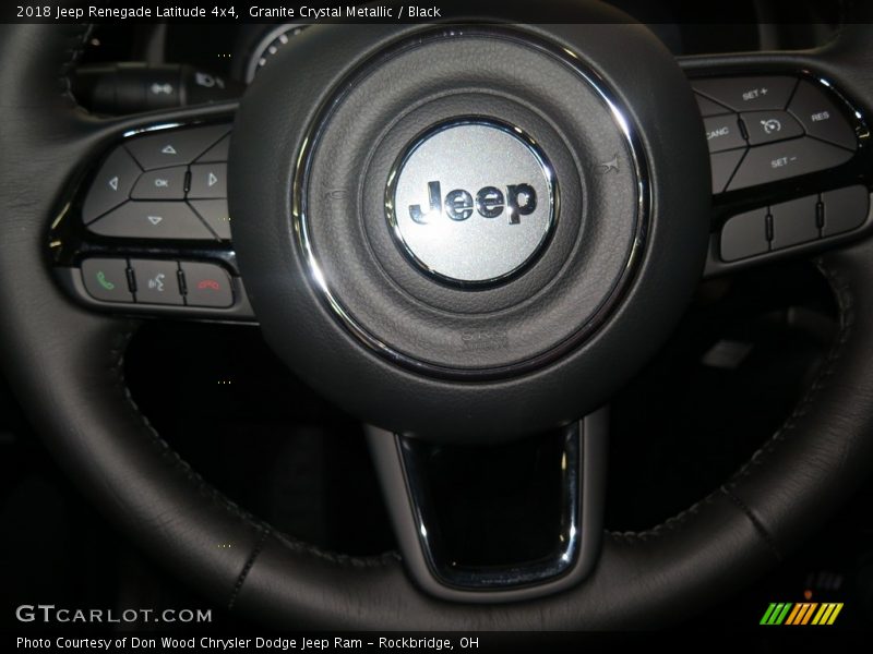 Granite Crystal Metallic / Black 2018 Jeep Renegade Latitude 4x4