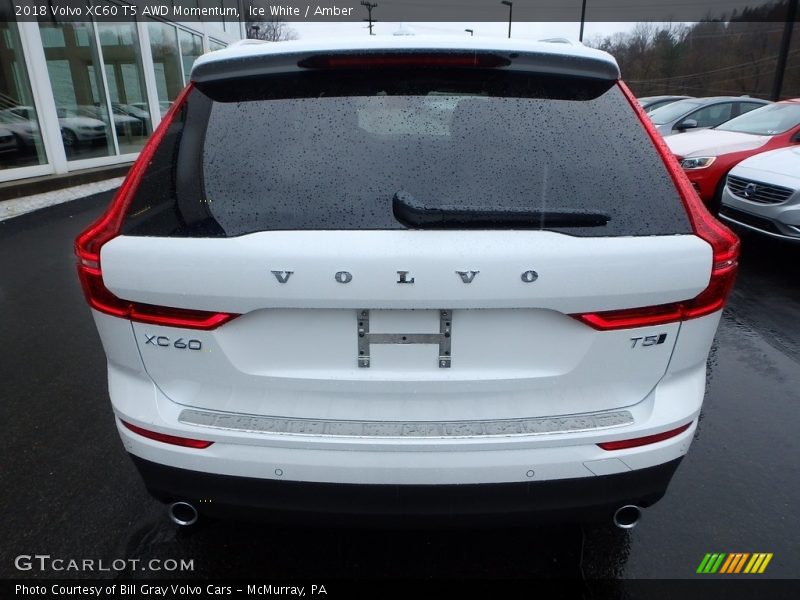 Ice White / Amber 2018 Volvo XC60 T5 AWD Momentum