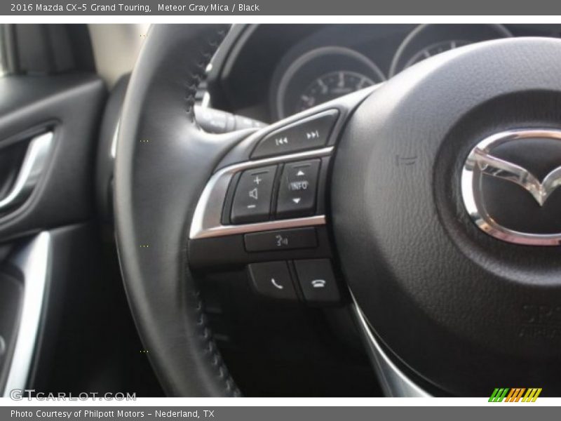 Meteor Gray Mica / Black 2016 Mazda CX-5 Grand Touring