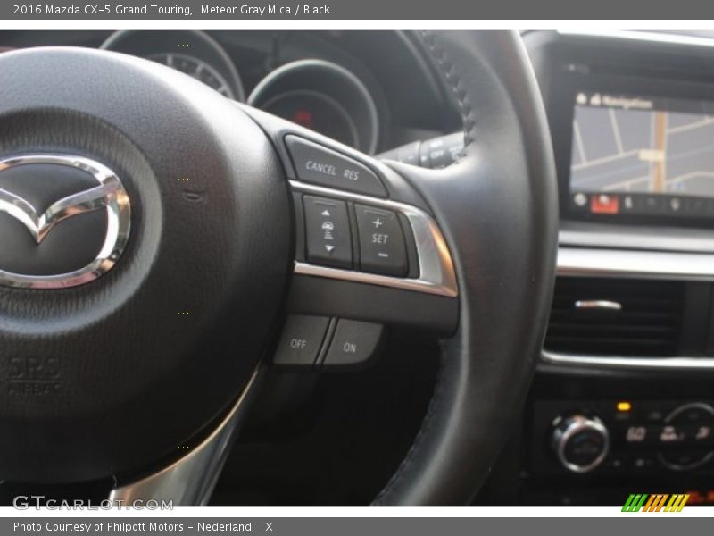 Meteor Gray Mica / Black 2016 Mazda CX-5 Grand Touring