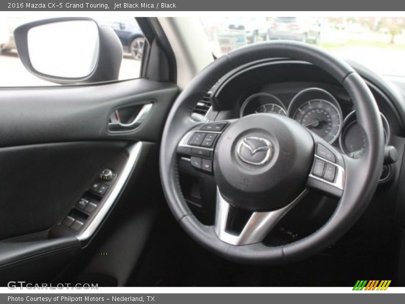 Jet Black Mica / Black 2016 Mazda CX-5 Grand Touring