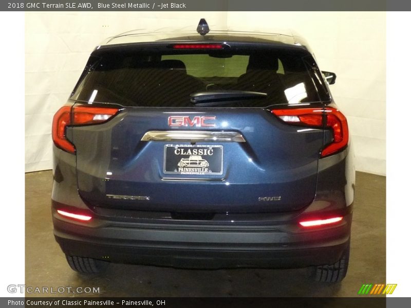 Blue Steel Metallic / ­Jet Black 2018 GMC Terrain SLE AWD