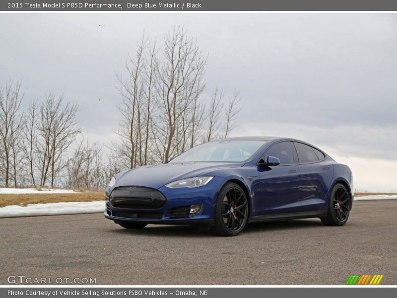 Front 3/4 View of 2015 Model S P85D Performance