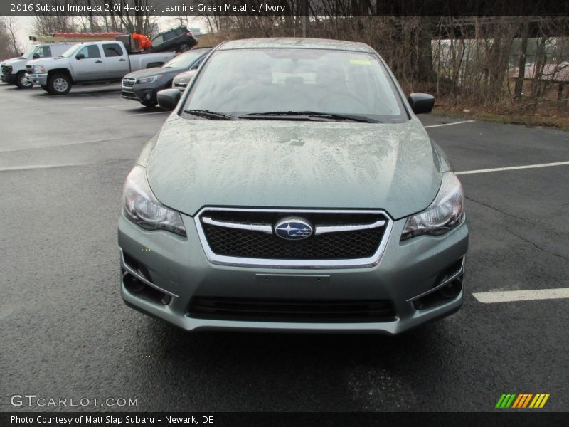 Jasmine Green Metallic / Ivory 2016 Subaru Impreza 2.0i 4-door