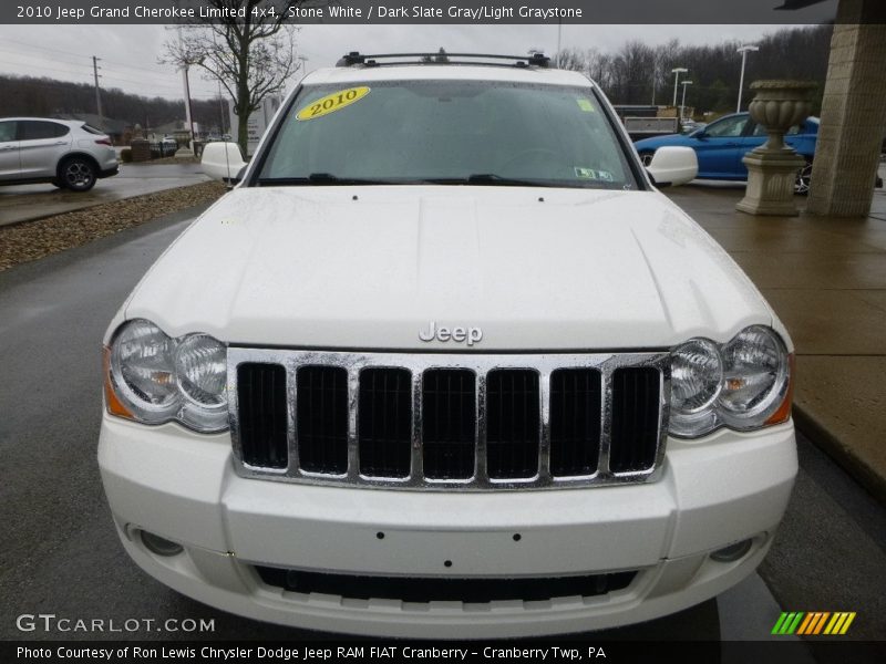 Stone White / Dark Slate Gray/Light Graystone 2010 Jeep Grand Cherokee Limited 4x4