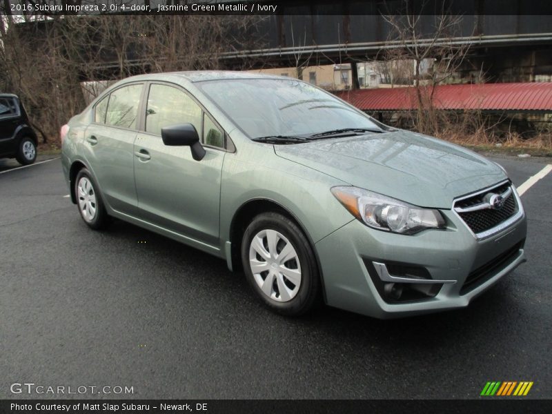 Jasmine Green Metallic / Ivory 2016 Subaru Impreza 2.0i 4-door