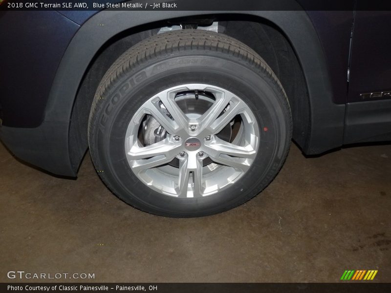 Blue Steel Metallic / ­Jet Black 2018 GMC Terrain SLE AWD
