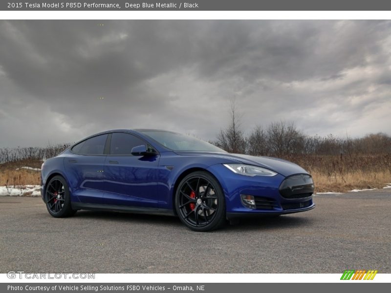  2015 Model S P85D Performance Deep Blue Metallic