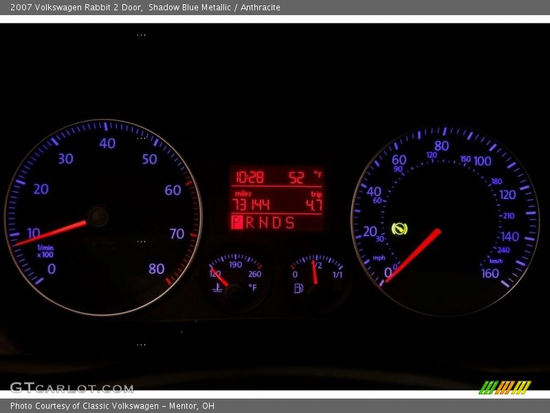 Shadow Blue Metallic / Anthracite 2007 Volkswagen Rabbit 2 Door