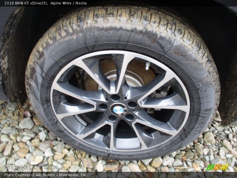 Alpine White / Mocha 2018 BMW X5 xDrive35i