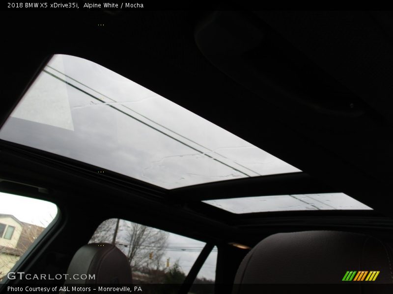 Alpine White / Mocha 2018 BMW X5 xDrive35i