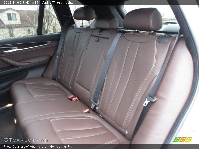 Alpine White / Mocha 2018 BMW X5 xDrive35i