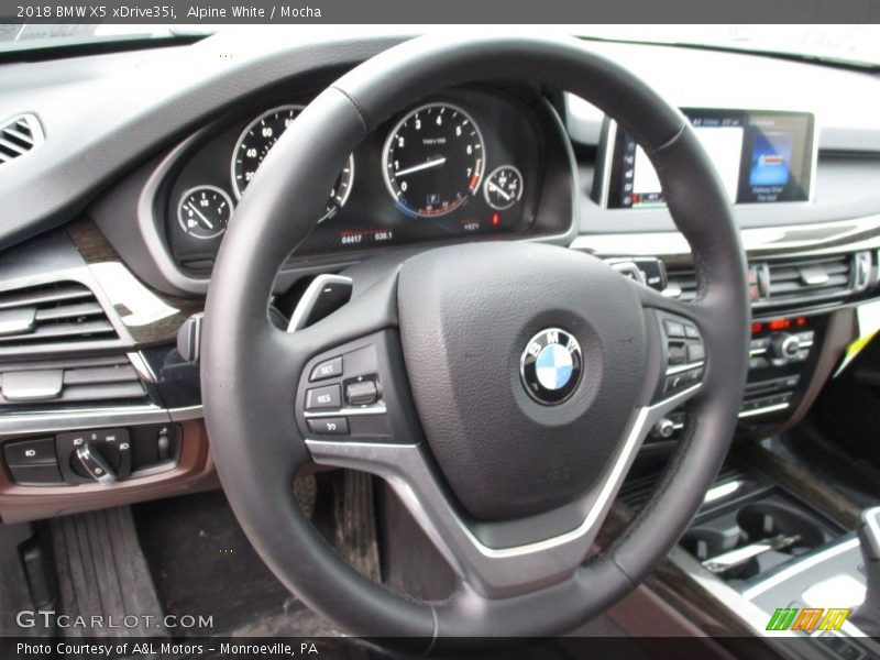 Alpine White / Mocha 2018 BMW X5 xDrive35i