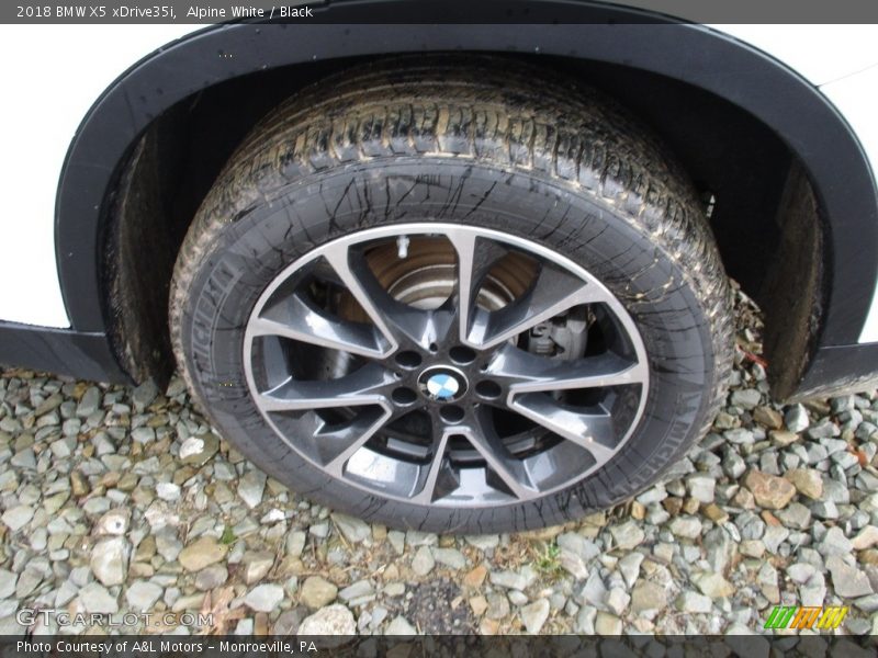 Alpine White / Black 2018 BMW X5 xDrive35i