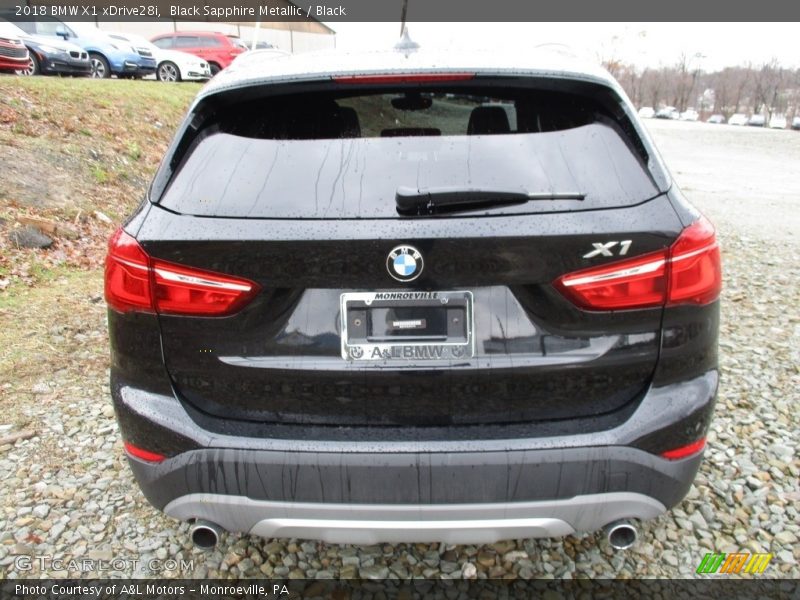 Black Sapphire Metallic / Black 2018 BMW X1 xDrive28i