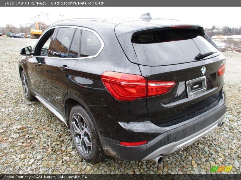 Black Sapphire Metallic / Black 2018 BMW X1 xDrive28i