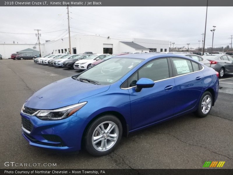 Kinetic Blue Metallic / Jet Black 2018 Chevrolet Cruze LT